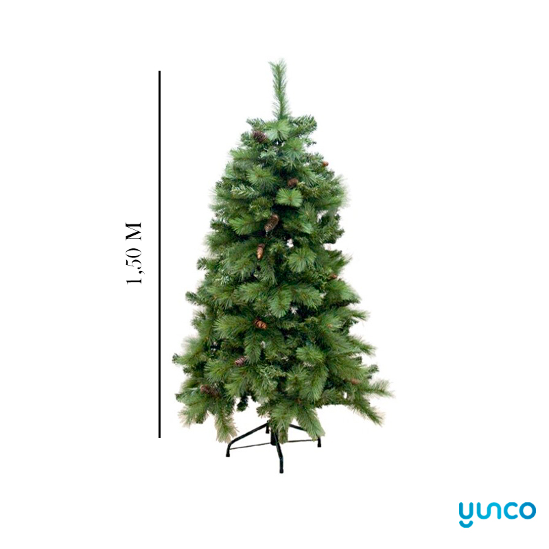 Árbol Navidad C/Piñas 425 Puntas 150Cm