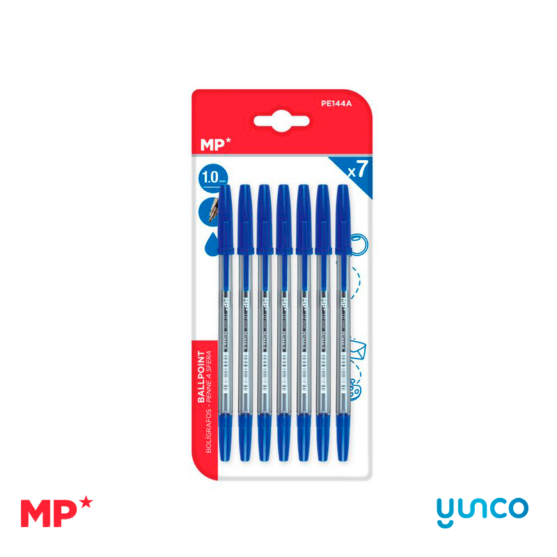 Bolígrafos Azul  1mm