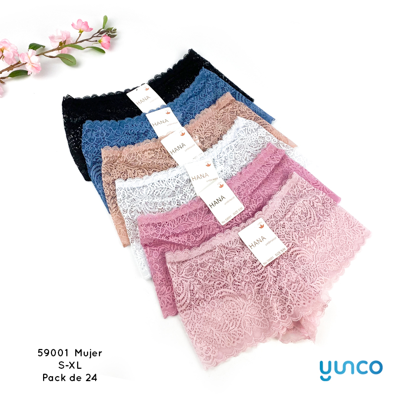 Braga Hana 59001 S-XL Pack 24 Colores Surtidos