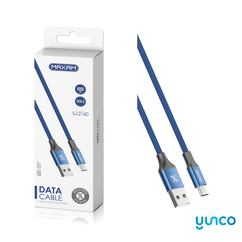 Cable USB Tipo C 1M Azul