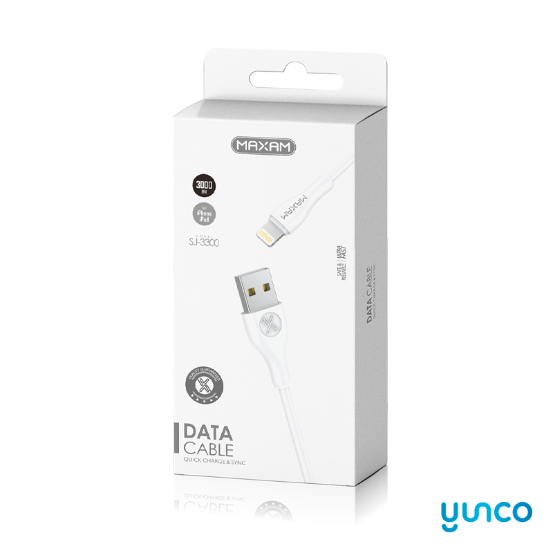 Cable USB para Iphone 3M Blanco