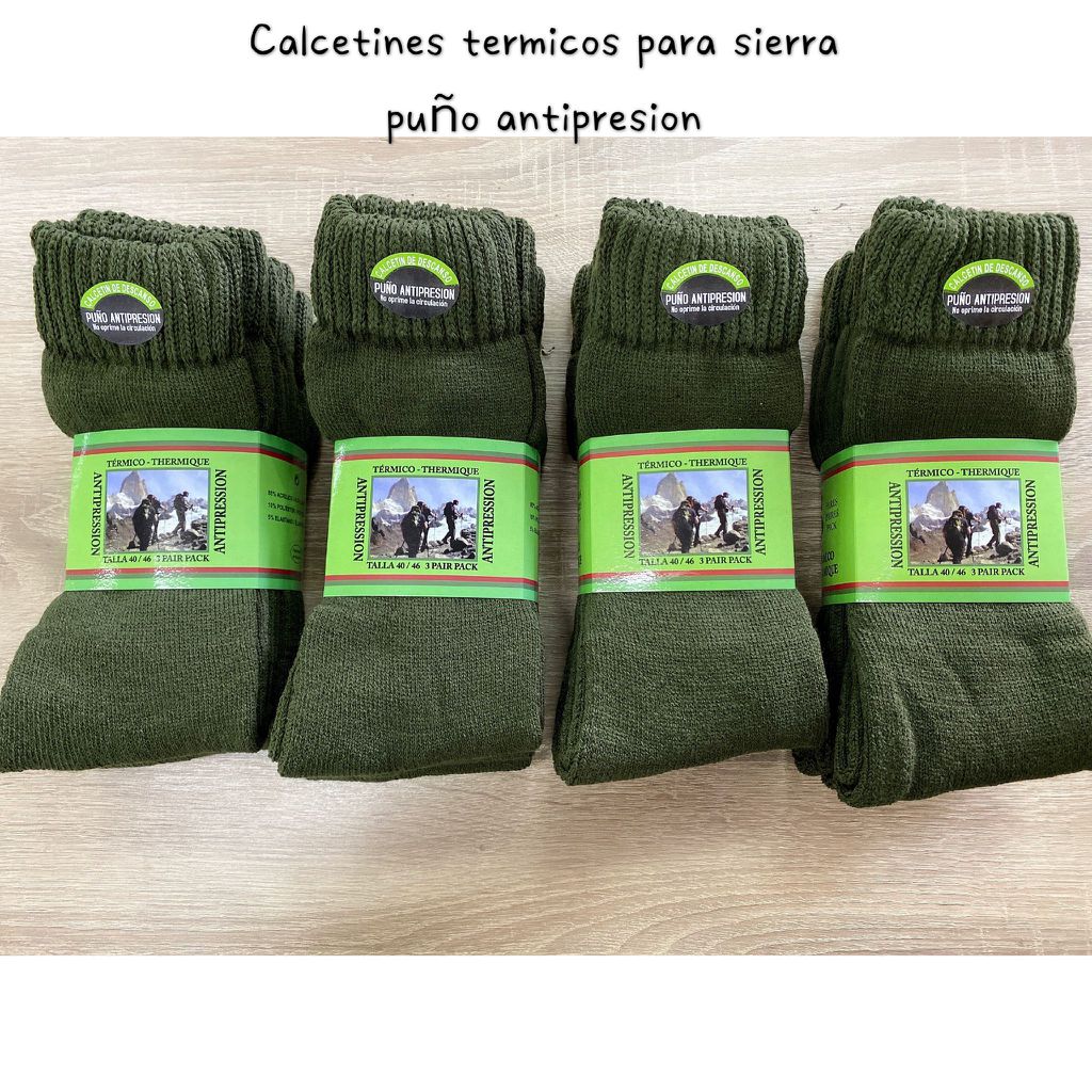 Calcetines de Antipresión Verde Pack 12