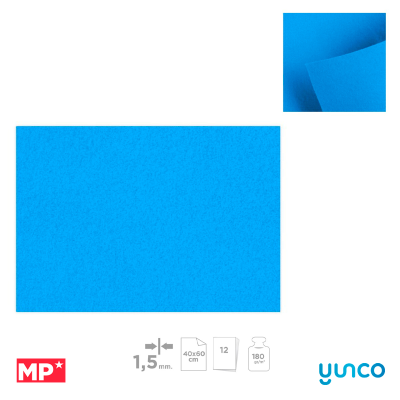 Fieltro 40X60Cm Color Azul Marino Mp