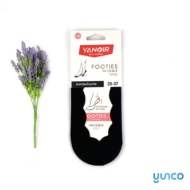 Pinkie Yanoir Xj008 Talla 35-40 Pack 12 Negro