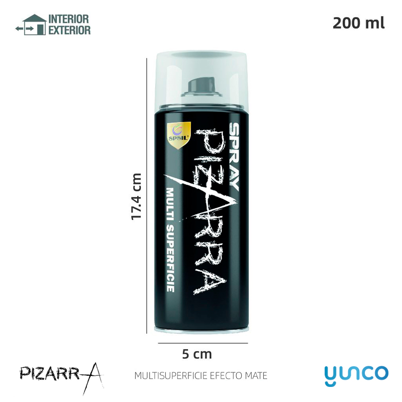Spray de Pizarra 200ML Negro