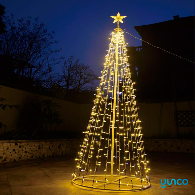 Torre Con Luz 480L 31V Exterior Luz Calida