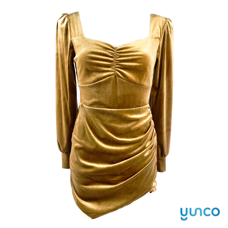 Vestido marron 2025 claro